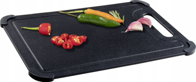 Dërrasë për prerje Wenko Peet, plastikë e ricikluar, 30 x 20.5 cm, gri