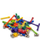Lodër ndërtimi magnetike WOOPIE Magnetic Construction Blocks Puzzle, 110 pjesë, set 4 copë, shumëngjyrëshe