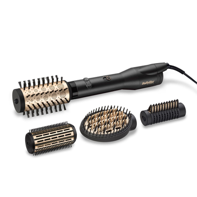 Furçë tharëse flokësh BaByliss AS970E, 650W, teknologji ionizuese, e zezë