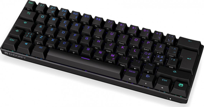 Tastierë mekanike Endorfy Thock Compact Wireless, 65%, RGB, e zezë
