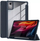 Mbështjellësi për tabletë 4kom.pl Clear Pencil me mbajtëse për Lenovo Tab K11 Plus 11.45" TB352FU, blu të errët
