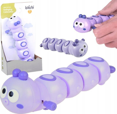 Lodër krimb me sustë Kaichi Swinging Caterpillar, plastike, 3+ vjeç, shumëngjyrëshe