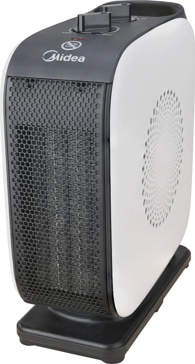 Ngrohës elektrik me ventilator “Compact”, i vogël për dhoma të vogla, i bardhë