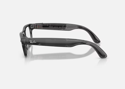 Syze inteligjente optike Ray-Ban Meta Blayzer Optics Gen 2, madhësia 50, të zeza transparente