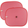 Mbulesë dielli makine Dunlop, set me 2 copa, 36x44cm, e kuqe