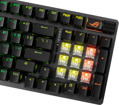Tastierë ASUS ROG Strix Scope II 96% Wireless, NX SNOW, Hot-swap, US