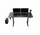 Играчка маса ULTRADESK Level V2, електрична, 140x68 cm, црна