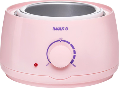 Електричен грејач за восок Iwax 100, за депилација, розов