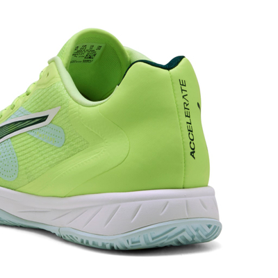 Këpucë hendbolli Puma Accelerate Turbo 4, meshë rrjetë, shollë gome, jeshile neoni