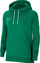 Bluzë me kapuç për goca Nike Park 20 Hoodie CW6957-302, pambuk poliester, me xhep kangur, jeshile