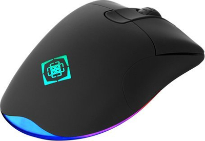 Безжичен гејминг глушец Deltaco Gaming DM430, 16000 DPI, RGB, црн