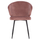 Kolltuk Jiya velvet + këmbë metal 60×60×85 cm (HM8728.02)