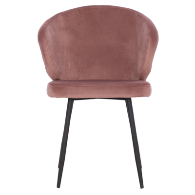 Kolltuk Jiya velvet + këmbë metal 60×60×85 cm (HM8728.02)
