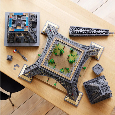 Set LEGO Icons Eiffel Tower 10307, 10001 pjesë, për të rritur, shumëngjyrësh