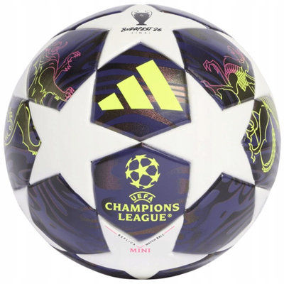 Topçkë futbolli Adidas UEFA Champions League Mini 2025 2026, replika, mini, vjollcë