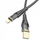 Kabllo karikimi Hoco U121 Gold Standard Crystal, USB A në Lightning, 1.2m, e artë