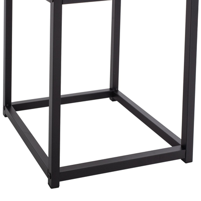 Set tavolina anësore Grelay 2-pjesësh MDF & metal 45×45×50 cm (HM8762.13)