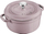 Tenxhere gize Staub, 2.2L, me kapak, rozë Cherry Blossom