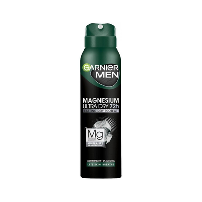 Deodorant Garnier Magnesium Ultra Dry 72H, 150 ml