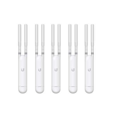 Access Point Ubiquiti UniFi AC Mesh UAP-AC-M, set 5 copë, 867 Mbps, PoE, i bardhë