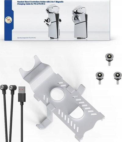 Држач за слушалки за Sony PlayStation 5 PS5 Slim, монтирање на конзола, црн