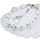 Byzylyk Lampglas Elegant White Lace BP1