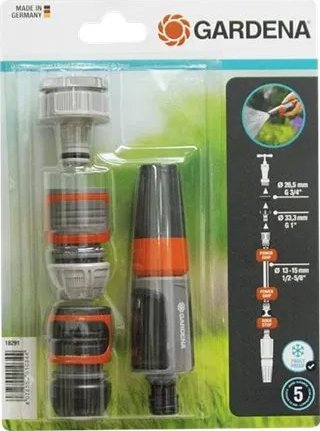 Set pompë kopshti Gardena Garden Pump Basic, gryka me 2 mënyra spërkatjeje, mbrojtje nga ngricat
