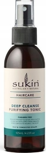 Tonik flokësh Sukin Deep Cleanse Purifying, 125ml, për skalp me yndyrë