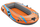 Varkë e frymë Bestway Kondor Elite 2000, 1 person, 1.96m x 1.06m, portokalli blu gri