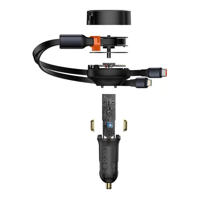 Ngarkues veture Baseus CGTX000001, 30W, Type C Lightning, i zi