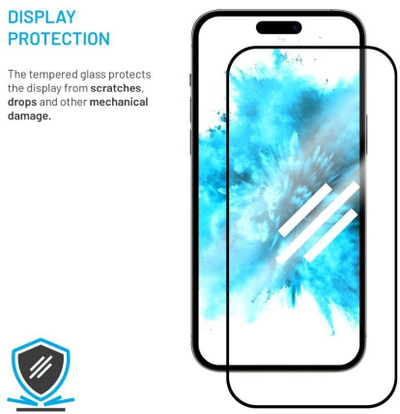 Заштитно стакло FIXED FullGlue-Cover за Xiaomi Redmi Note 14, Full Glue, од раб до раб, црно