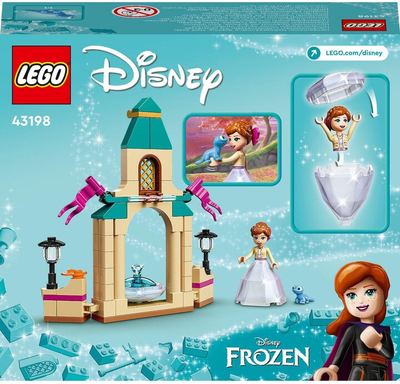 Lodër LEGO Disney Princess 43198 Anna and the castle courtyard, 74 pjesë