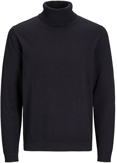 Rollkë për meshkuj Jack&Jones PLUS JJEBASIC Standard Fit, e zezë