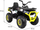 ATV elektrik fëmijësh Powerful Quad 4x4, 12V 10Ah, telekomandë, zi e verdhë