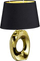 Lampë tavoline Netlighting Taba, stil modern, 33cm, ari me abazhur të zi