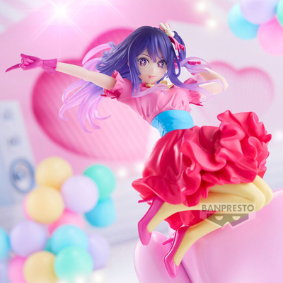 Figurë anime Banpresto Oshi no Ko Espresto Ai, 20 cm, koleksionuese, rozë