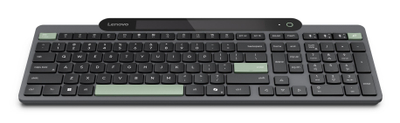 Tastierë Lenovo Home Office 4Y41R69489, Bluetooth, US English, e zezë jeshile
