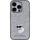 Maskë telefoni Karl Lagerfeld KLHCP15XGCNPSG për iPhone 15 Pro Max 6.7", Glitter Choupette, argjend