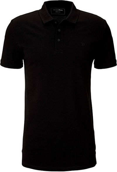 Maicë Tom Tailor Polo 1024106.29999, e zezë XXL mTT0137-XXL