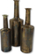 Vazo dekorative HSM Collection Bergamo Medium, metal 20x65 cm, ngjyrë ari