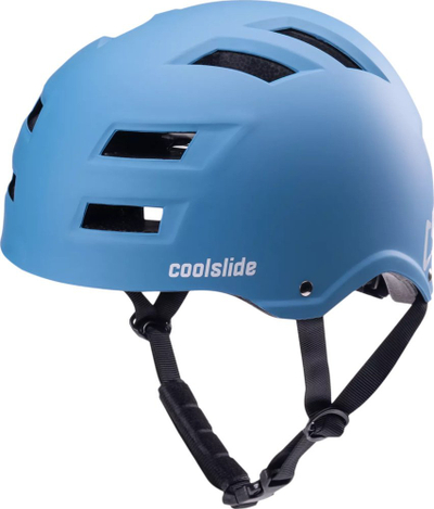 Helmetë urbane Coolslide Hejken, për biçikletë dhe patina, madhësia L, blu