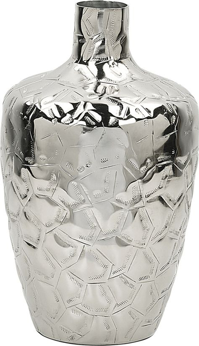 Vazo për zbukurim Flower Vase INSHAS, metal, 39 cm, argjend