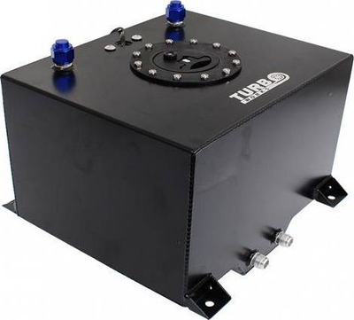 Rezervuar karburanti TurboWorks, 50L, me sensor niveli, ngjyrë e zezë
