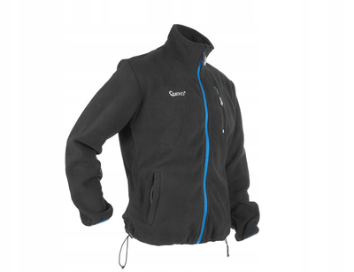 Bluzë polar Geko XXXL, 100% poliester, funksionale, e zezë
