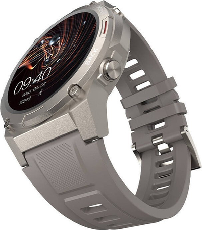 Smartwatch HiFuture FutureGo Mix2, ekran 1.43\" AMOLED, Bluetooth, gri