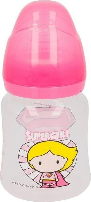 Biberon Superman, 150 ml, me figurë Superman, universal