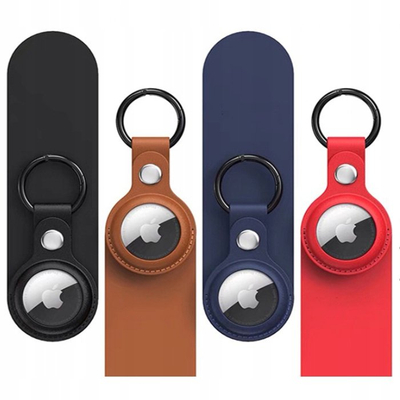 Држач Hurtel за Apple AirTag, пакет 4 парчиња, PU кожа, во повеќе бои
