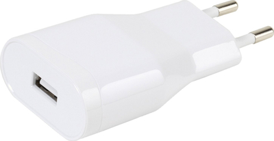 Karikues USB Vivanco T-PO AC MFI LT2, 12W, me kabllo Lightning 1.2m, i bardhë