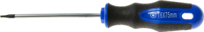 Kaçavidë Torx GEKO T6, 75mm, me majë magnetike, blu