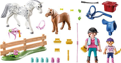 Set lojrash Playmobil 71259 Horse Farm Starter Pack, 45 pjesë, për kalamaj 4+